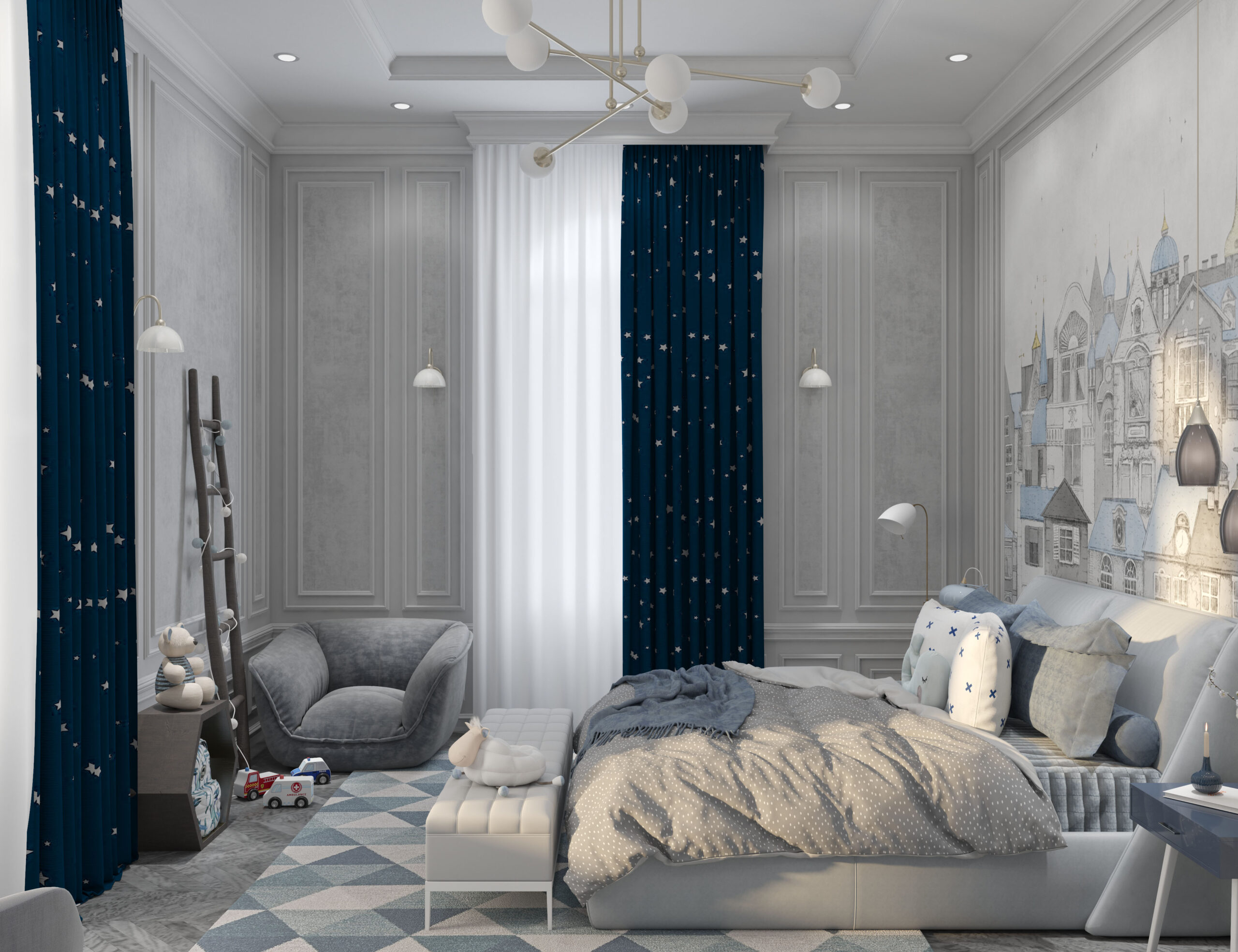 kid bedroom by inas hatem